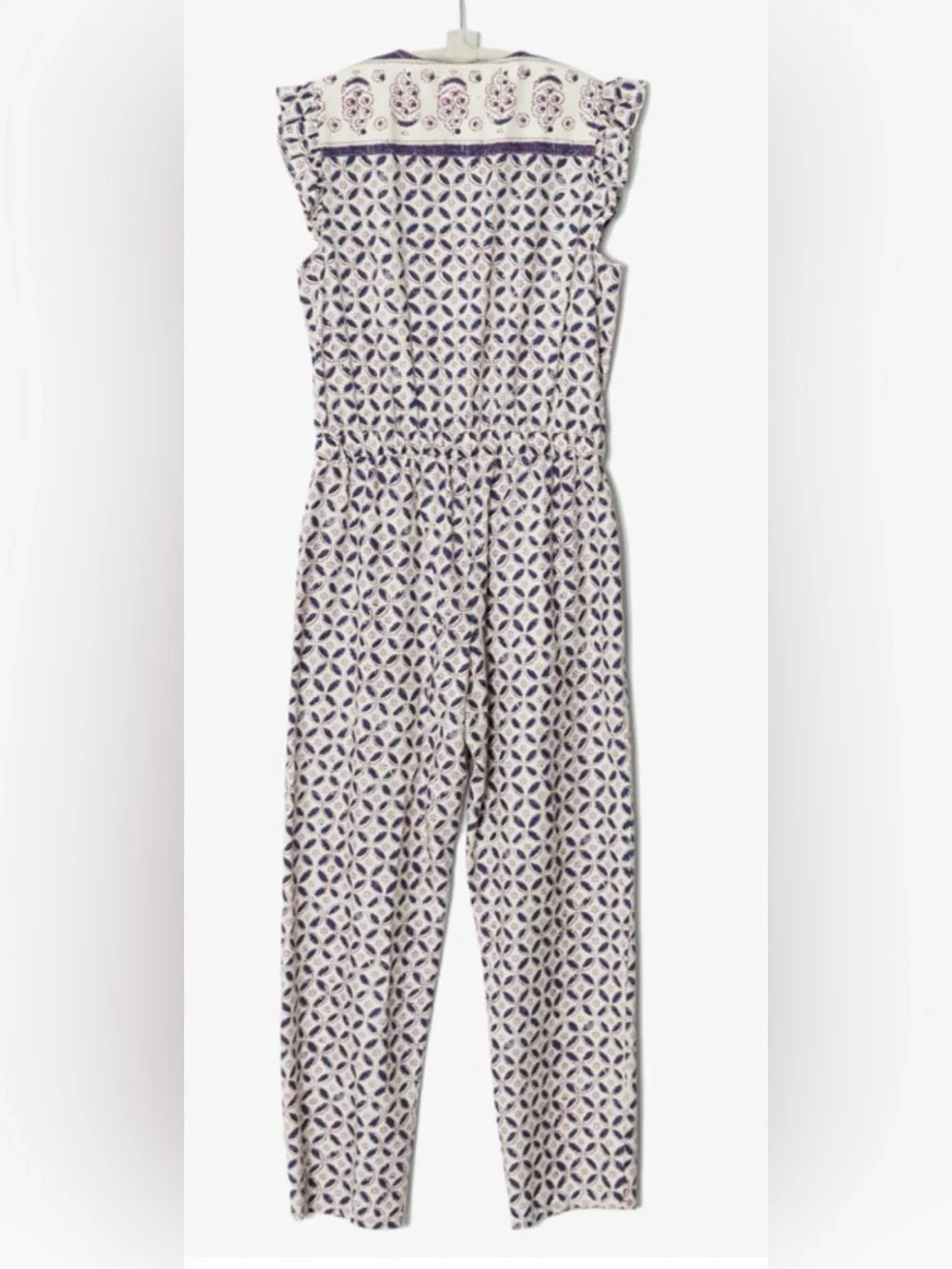 Xirena Liam Sand Castle Jumpsuit Sz M‎ Ruffle Drawstring Pockets EUC MSRP: $338